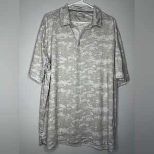 Walter Hagen Men's Short Sleeve Polo in Digital Camo - Light Gray/White